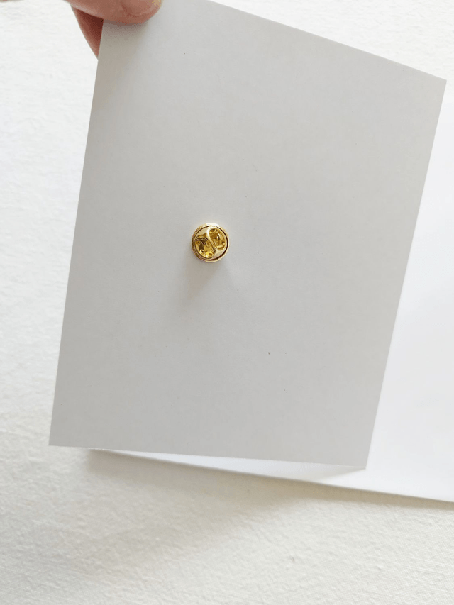 Carte Pin's Petite Rose Poudré