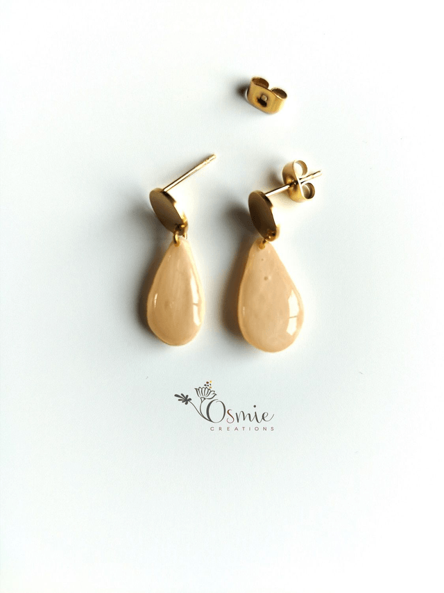 Boucles d'oreilles - Collection Victoire - Pêche